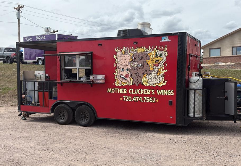 The truck at an event